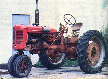 
The McCutcheon's ethanol-powered tractor.
